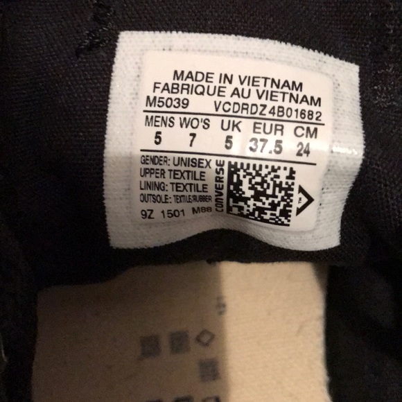 Converse black sneakers - Picture 5 of 6